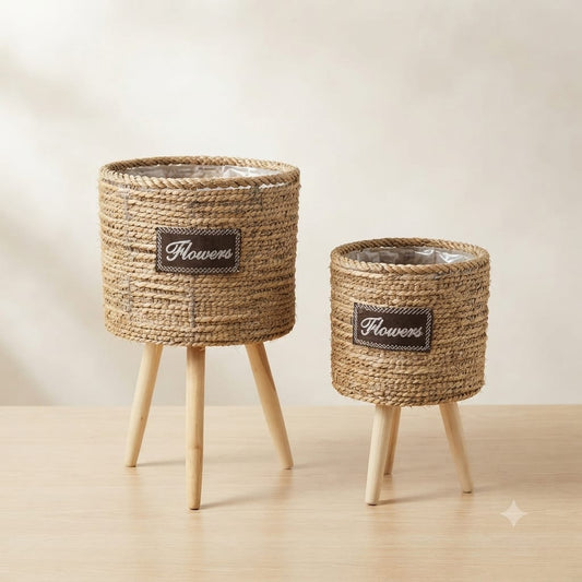 Cane Tripod Planter
