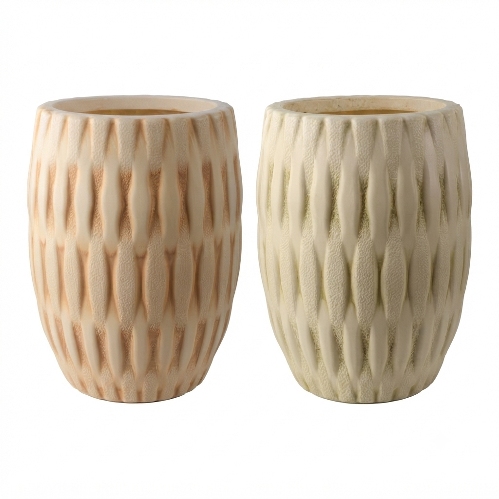 Textured Ribbed Ceramic