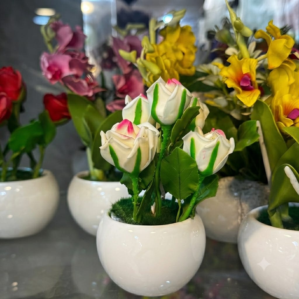 Handmade Ceremic Floral Pots