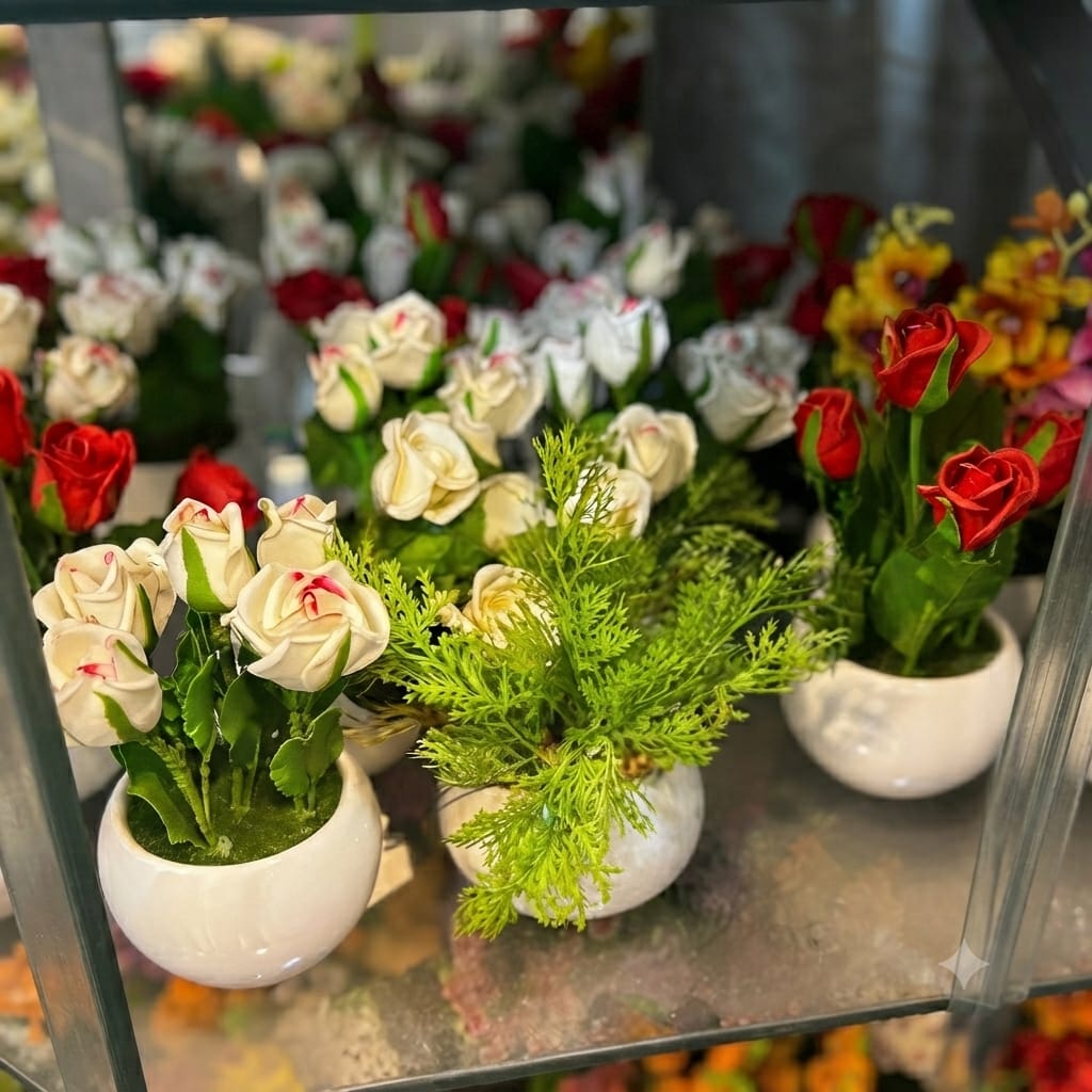 Handmade Ceremic Floral Pots