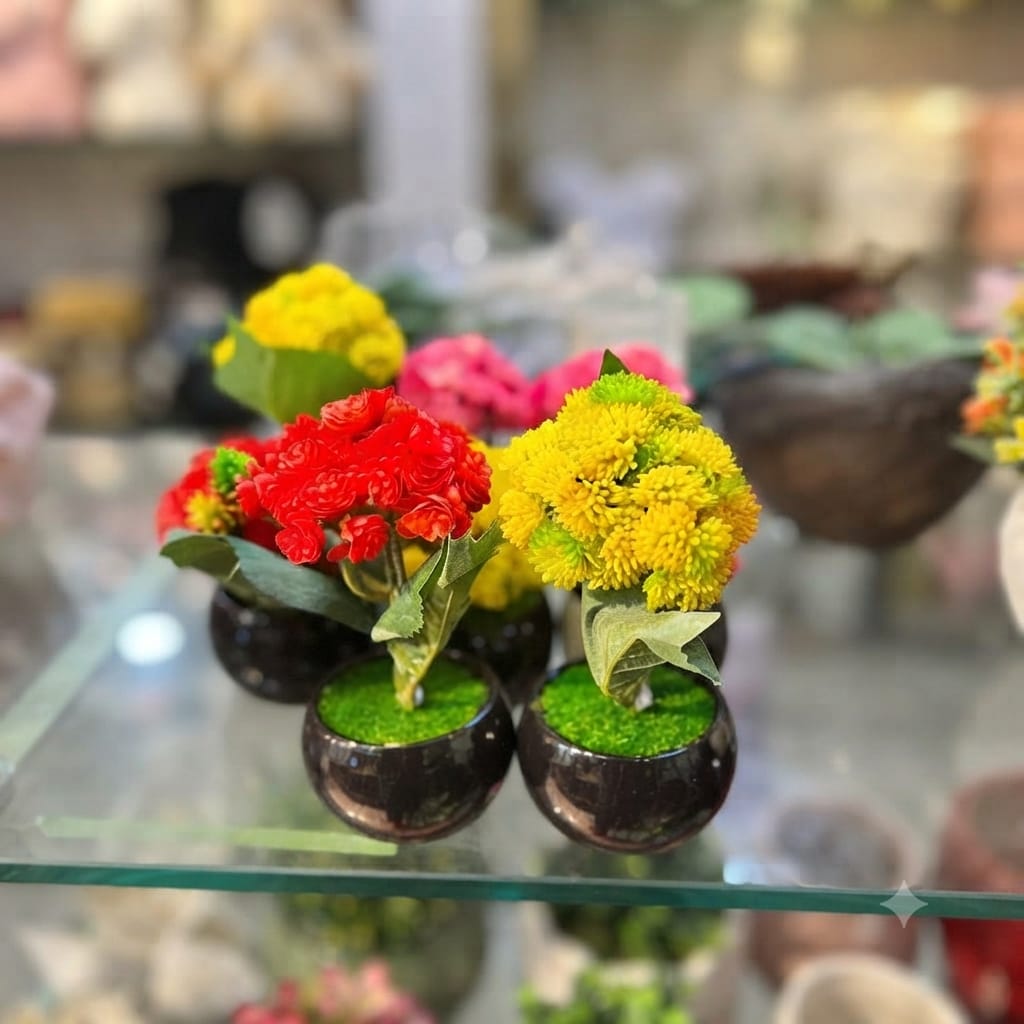Floral Ceramic Pot