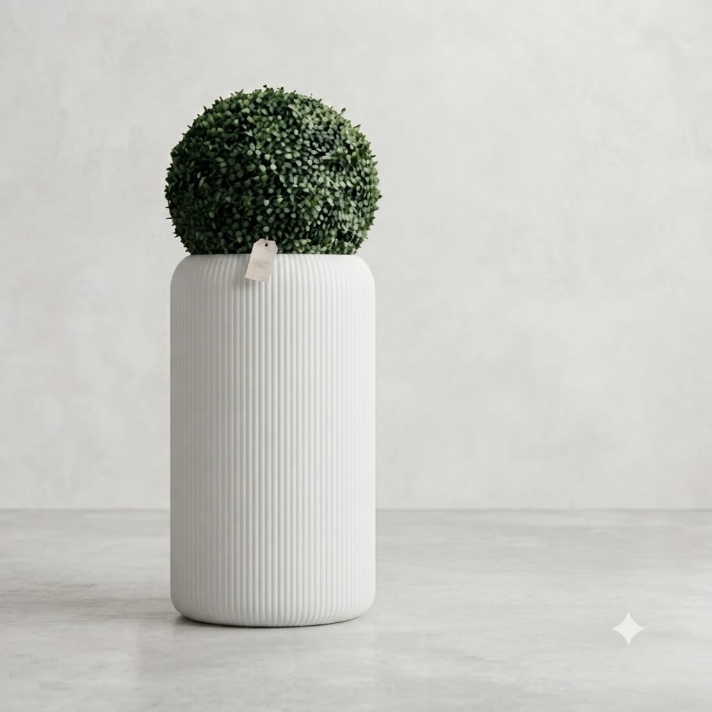 Ribbed planters