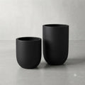 Zenith Matte Black Architectural Planter