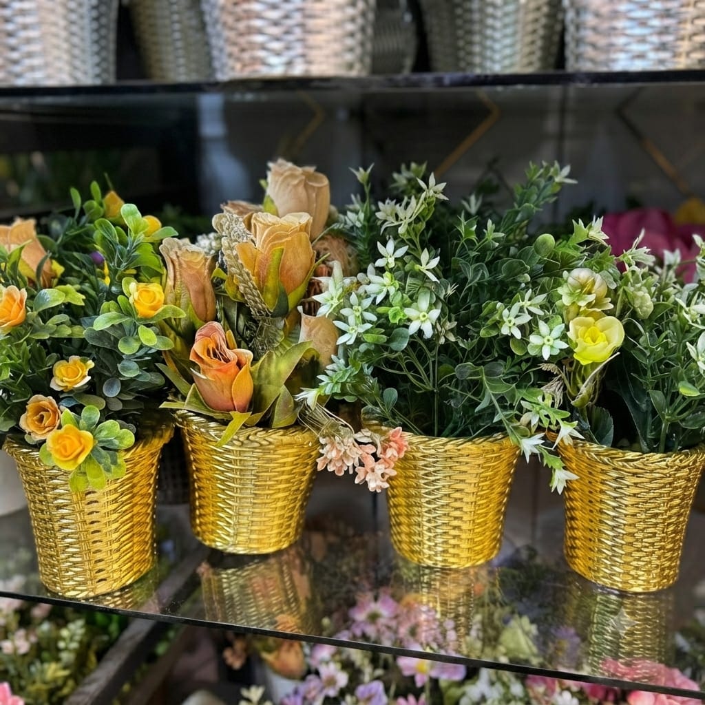 Mini Floral Basket