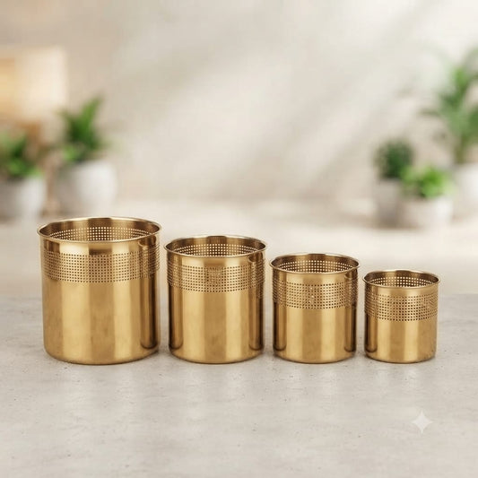 Stainless steel pots