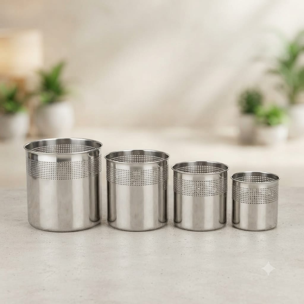 Stainless steel pots