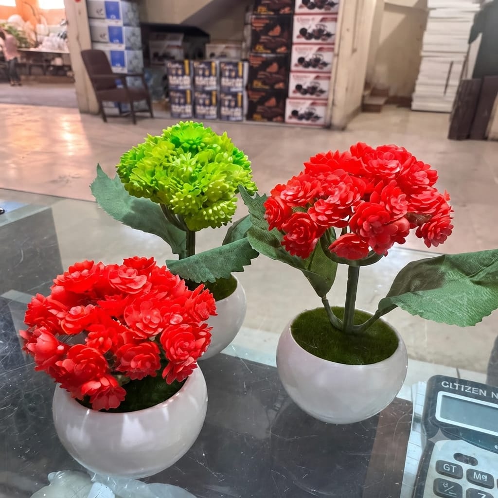 Floral Ceramic Pot