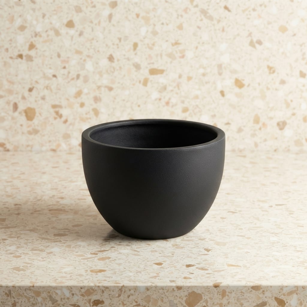 Bowl Shape Fiber Planter