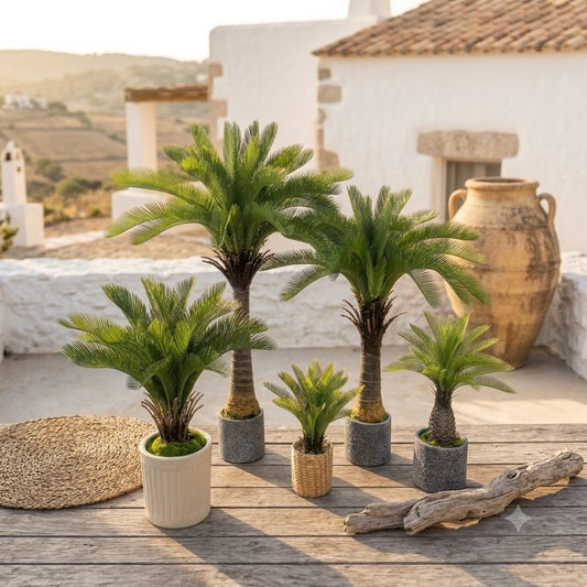 Kangi Palm With new Ribbed planter