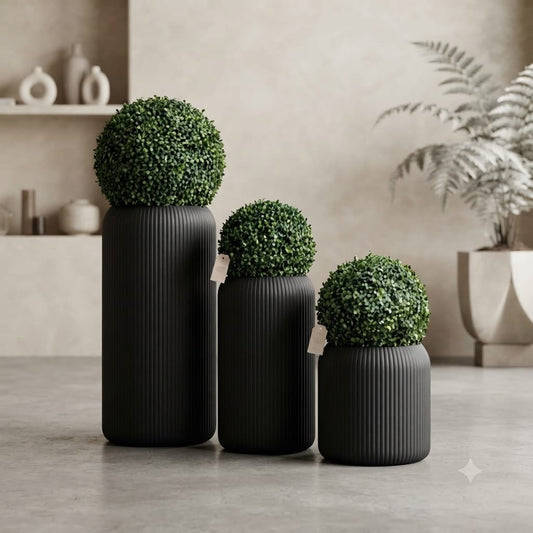 Ribbed planters