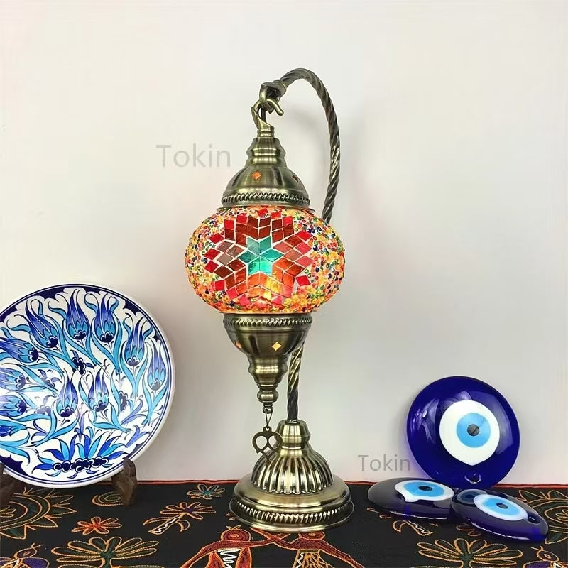 Handcrafted Turkish Mosaic Table Lamp