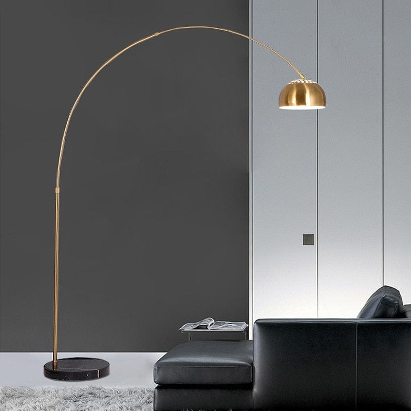 The Lumina Minimalist Brass Reading Lamp