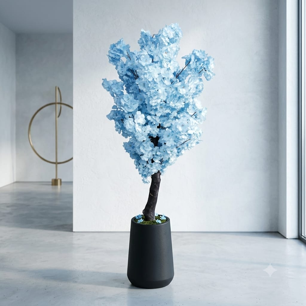 Cherry Blossom Tree With Fiber Planter