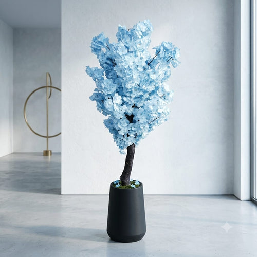 Cherry Blossom Tree With Fiber Planter