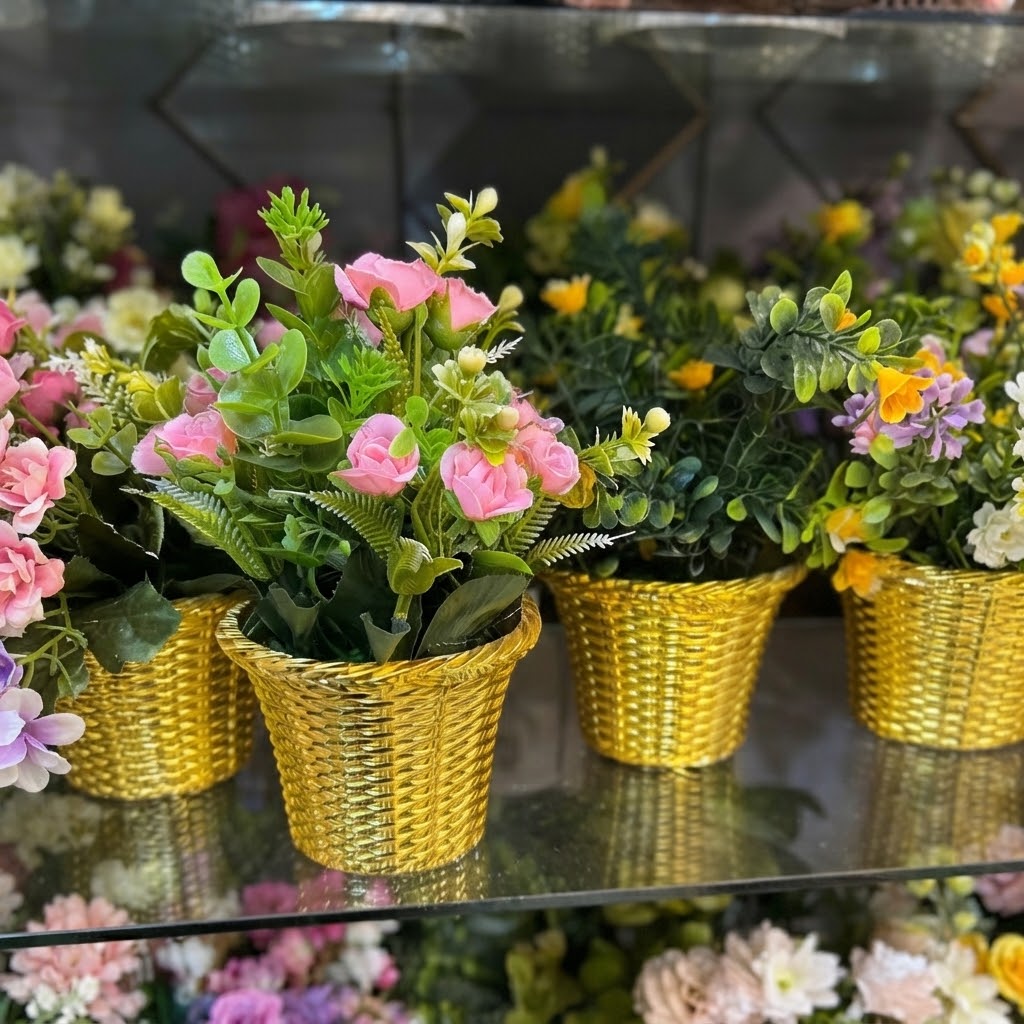 Mini Floral Basket