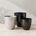 Metallic finish planters