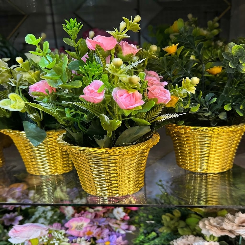 Mini Floral Basket