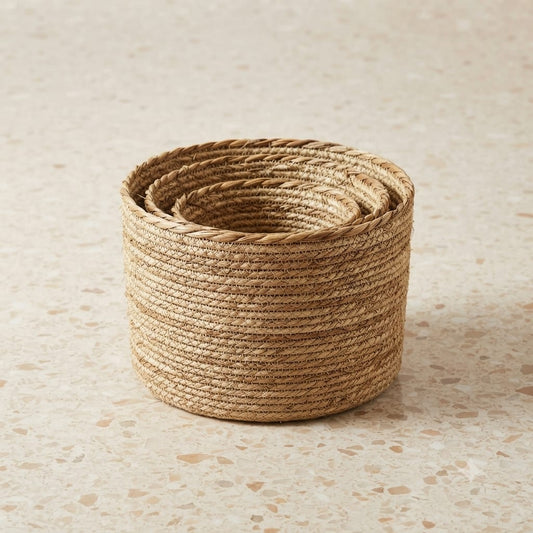 Cane Baskets Set Of 5